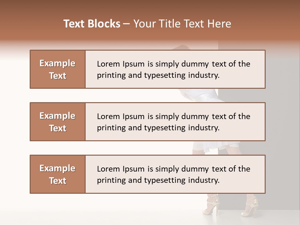 Commercial Board Sensuality PowerPoint Template