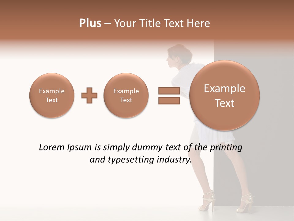 Commercial Board Sensuality PowerPoint Template