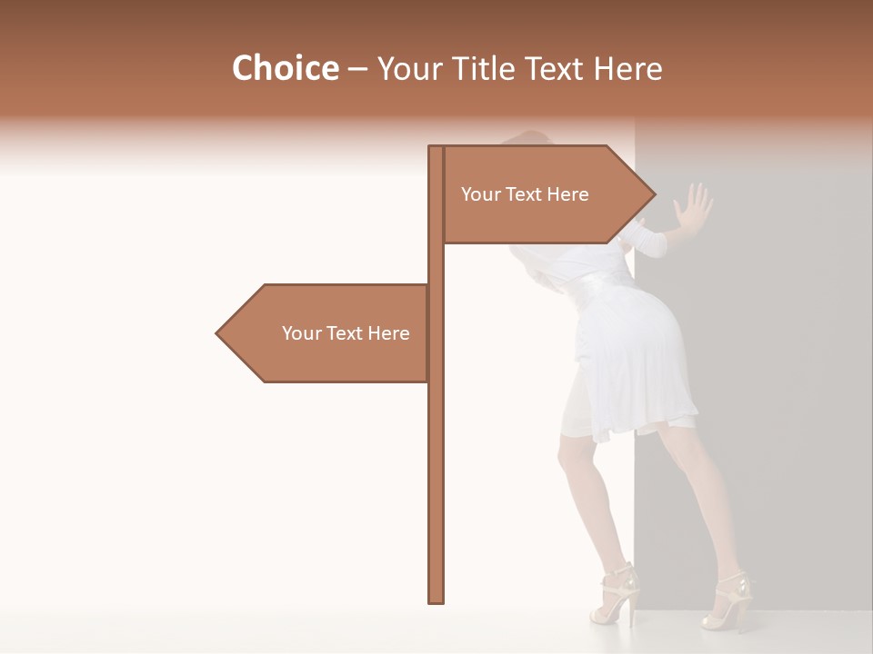 Commercial Board Sensuality PowerPoint Template