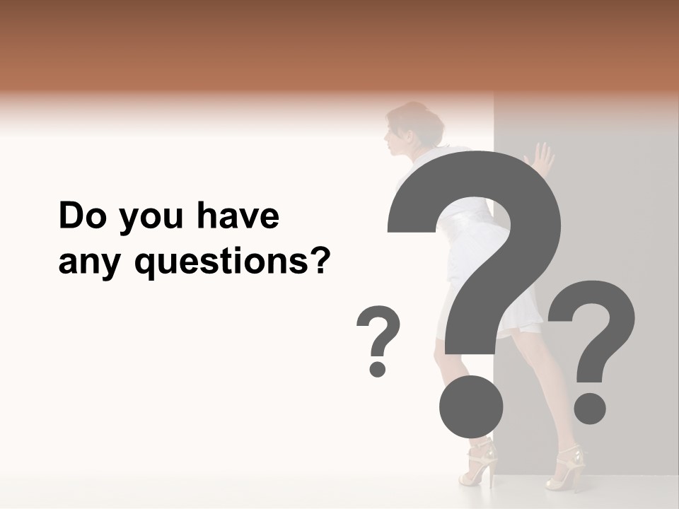 Commercial Board Sensuality PowerPoint Template