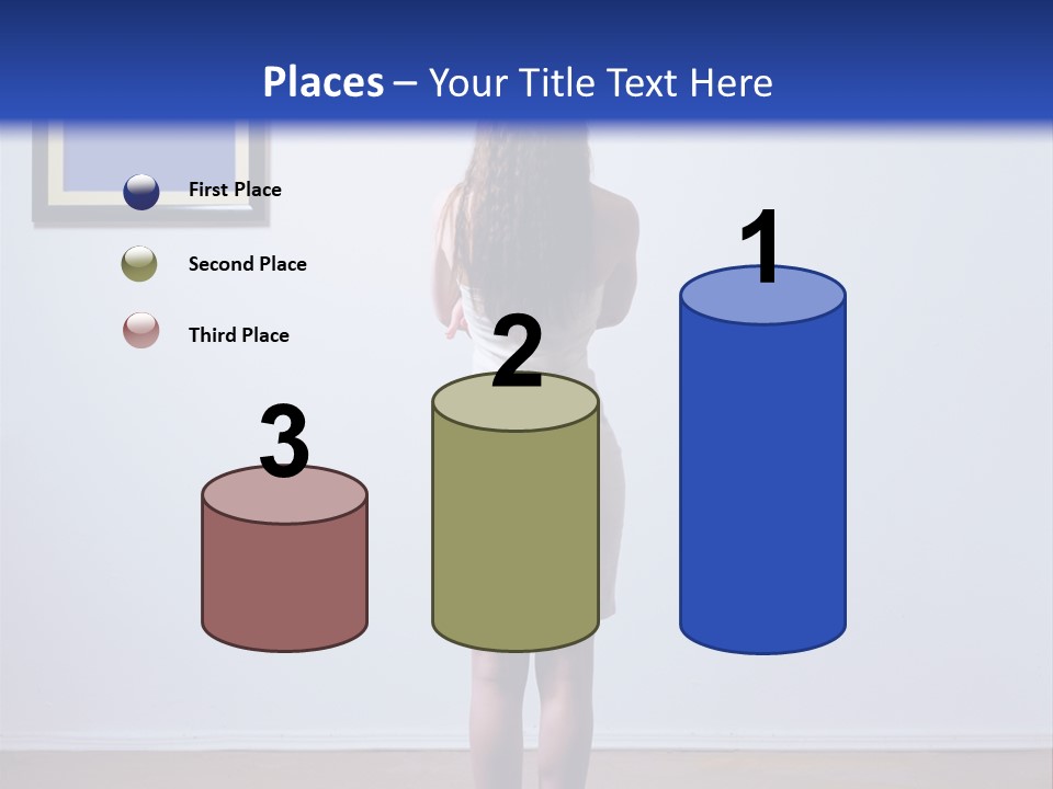 Blue View Rear PowerPoint Template