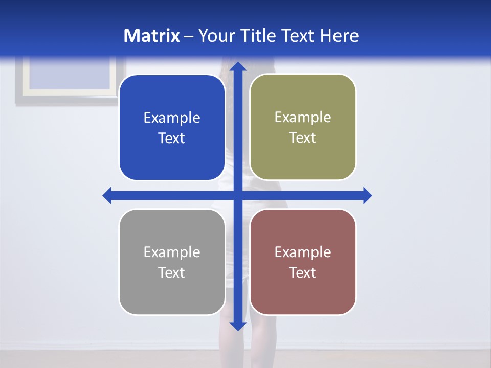 Blue View Rear PowerPoint Template