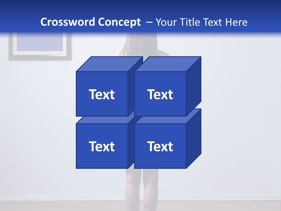 Blue View Rear PowerPoint Template