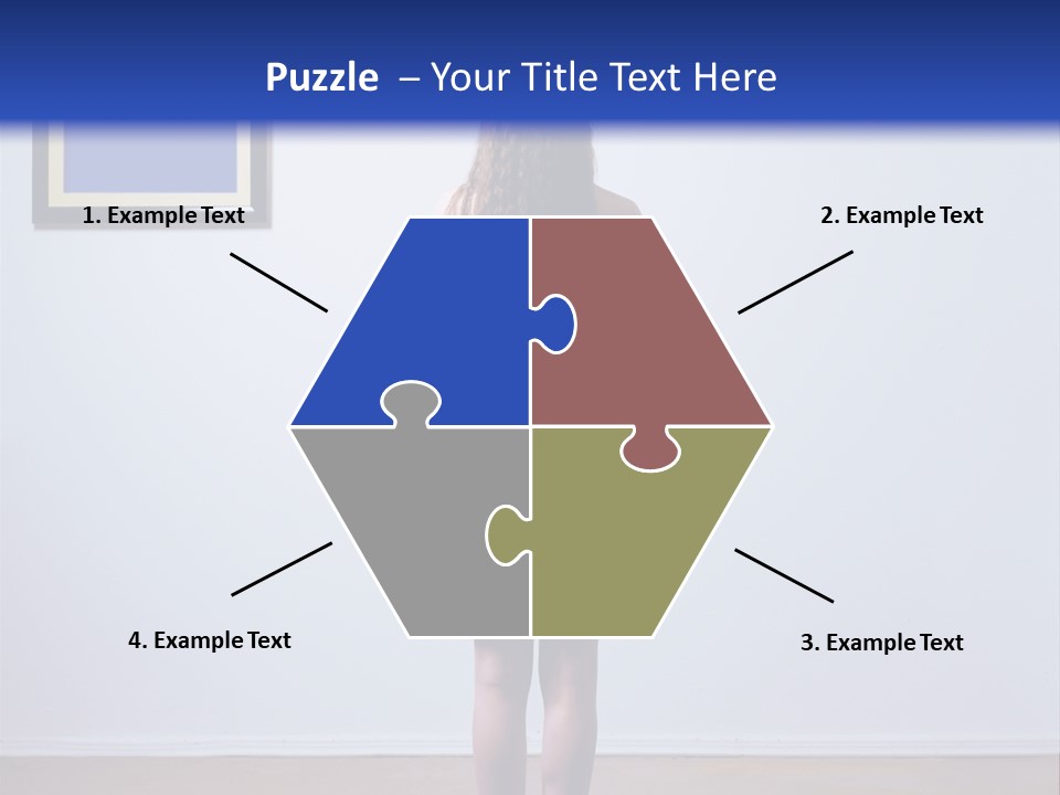 Blue View Rear PowerPoint Template