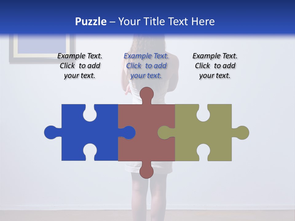 Blue View Rear PowerPoint Template