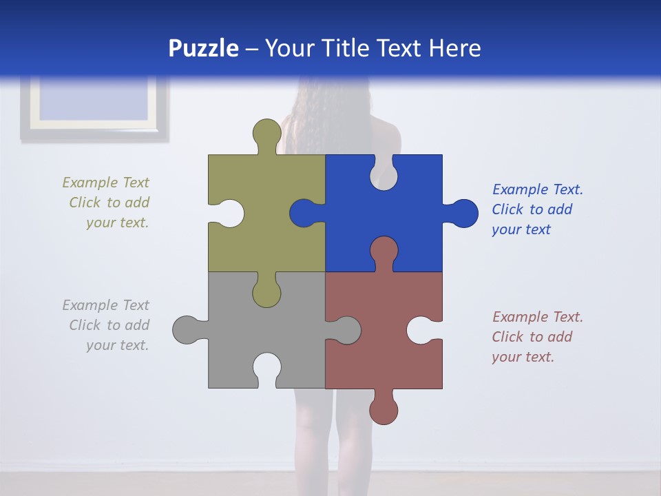 Blue View Rear PowerPoint Template