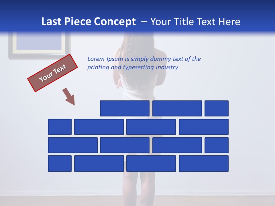 Blue View Rear PowerPoint Template