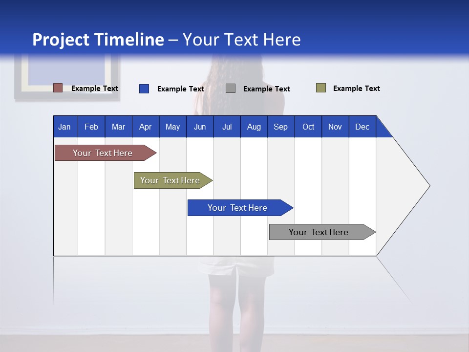 Blue View Rear PowerPoint Template