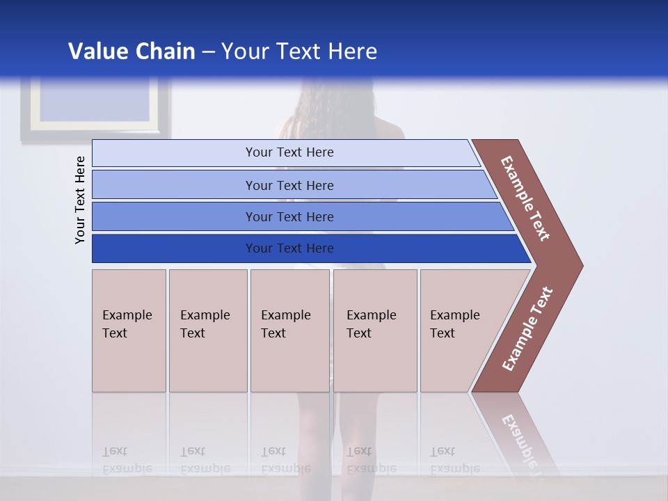 Blue View Rear PowerPoint Template