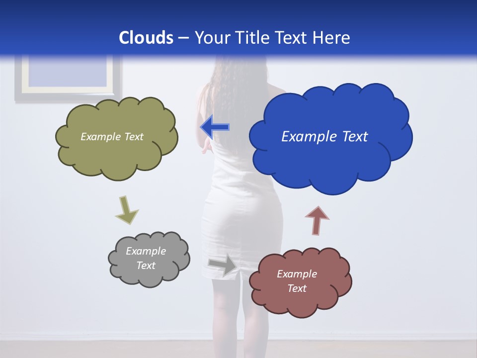 Blue View Rear PowerPoint Template