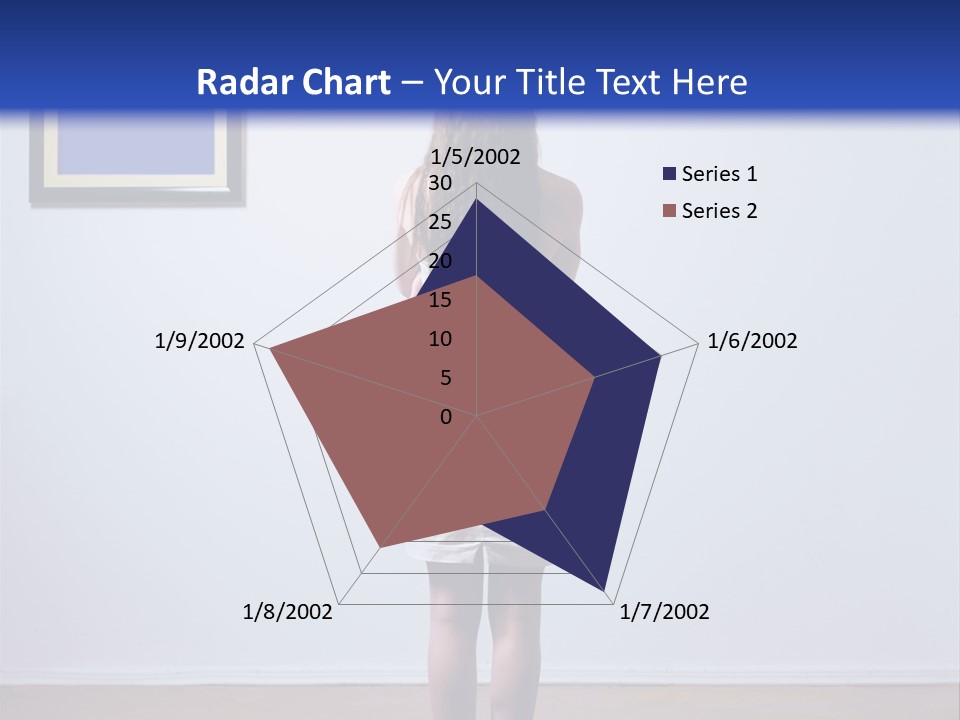 Blue View Rear PowerPoint Template