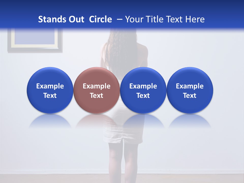Blue View Rear PowerPoint Template