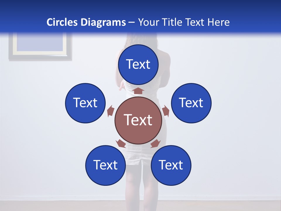 Blue View Rear PowerPoint Template