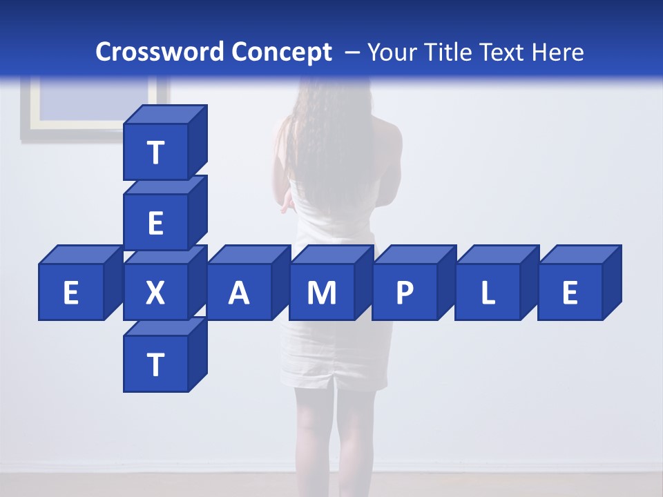 Blue View Rear PowerPoint Template