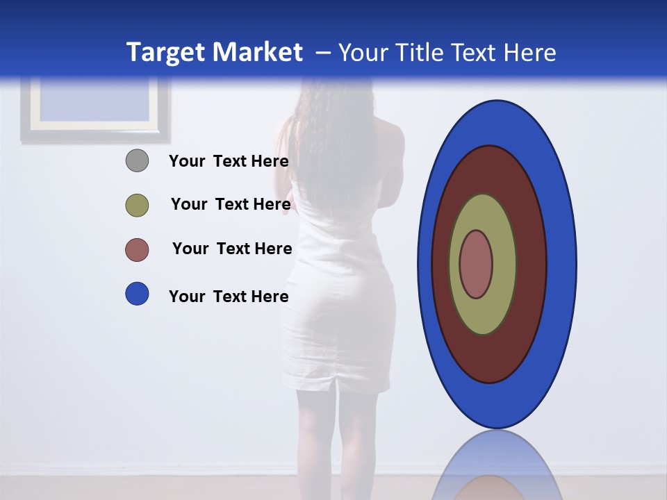 Blue View Rear PowerPoint Template