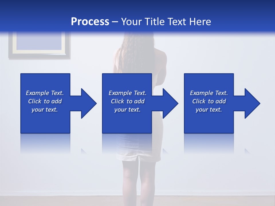 Blue View Rear PowerPoint Template