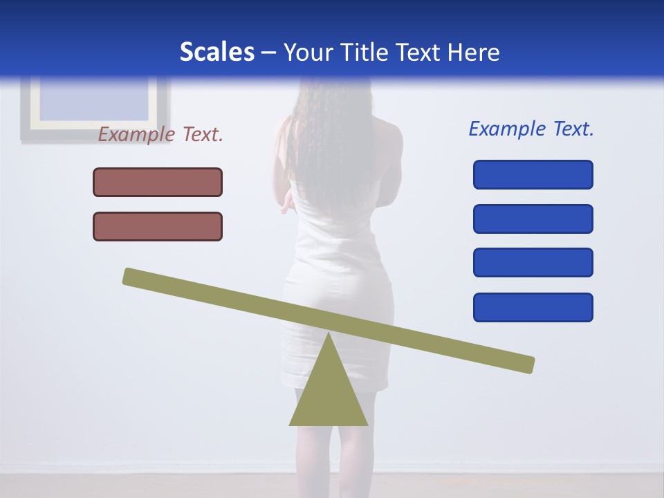 Blue View Rear PowerPoint Template