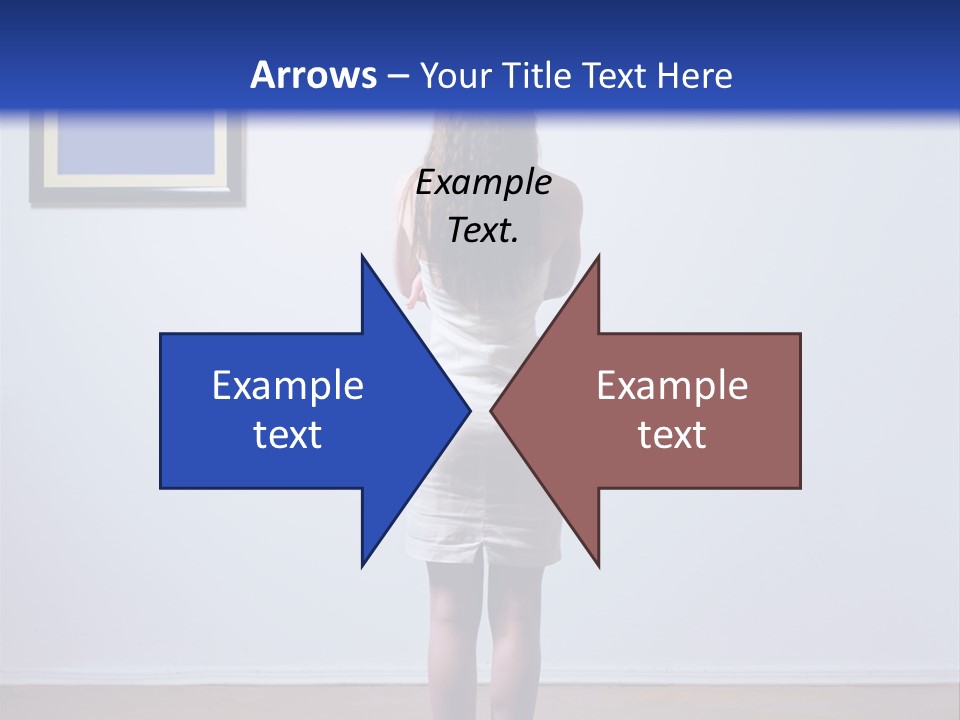 Blue View Rear PowerPoint Template