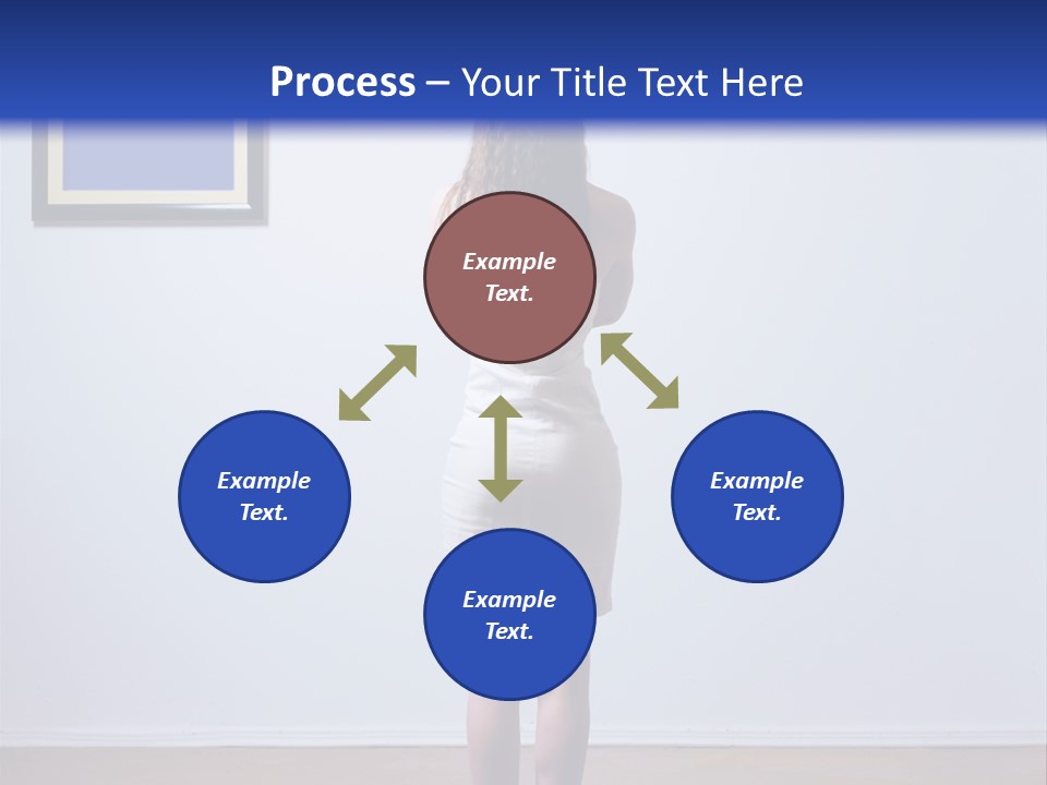 Blue View Rear PowerPoint Template