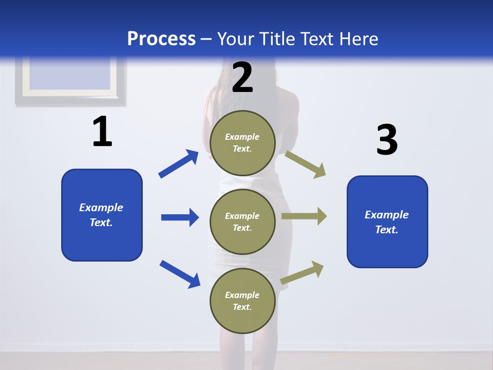 Blue View Rear PowerPoint Template