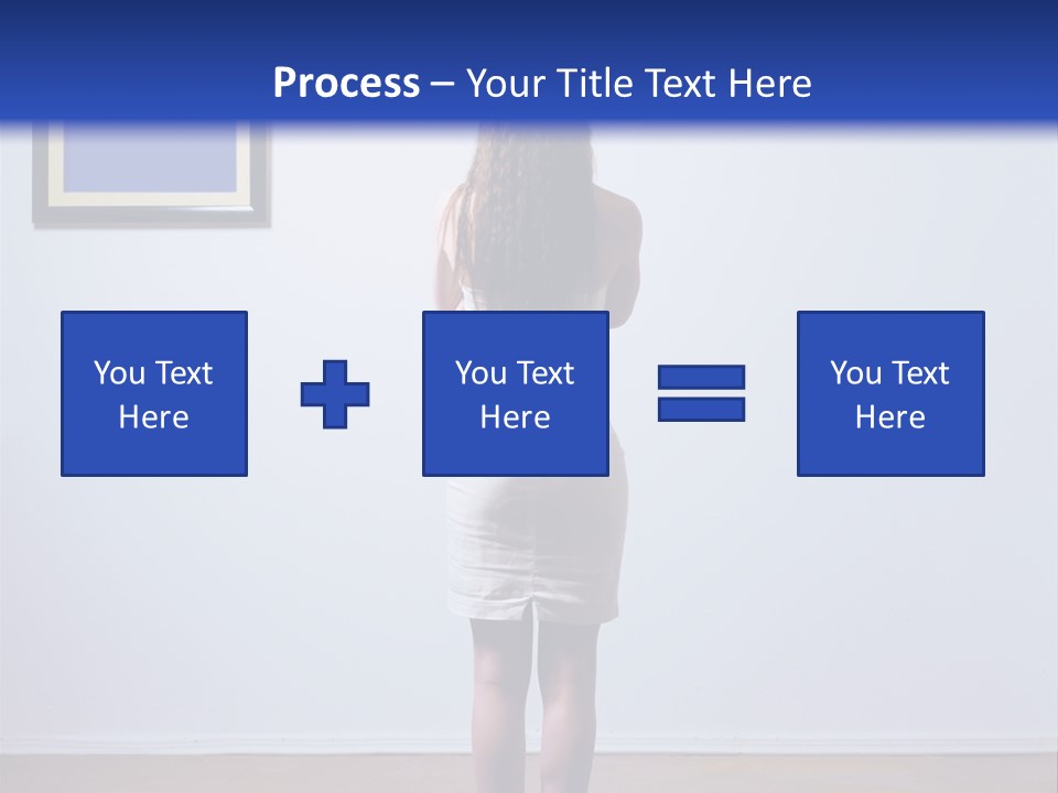 Blue View Rear PowerPoint Template