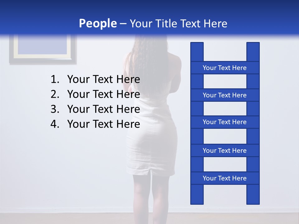 Blue View Rear PowerPoint Template