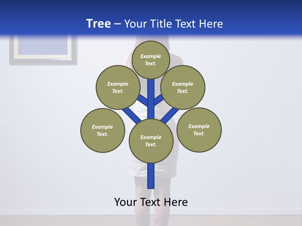 Blue View Rear PowerPoint Template