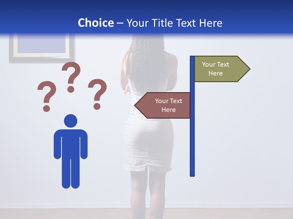 Blue View Rear PowerPoint Template