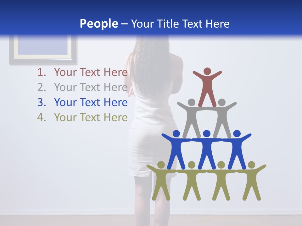 Blue View Rear PowerPoint Template