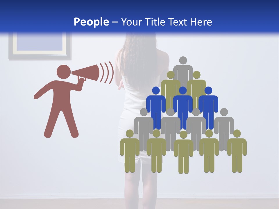 Blue View Rear PowerPoint Template