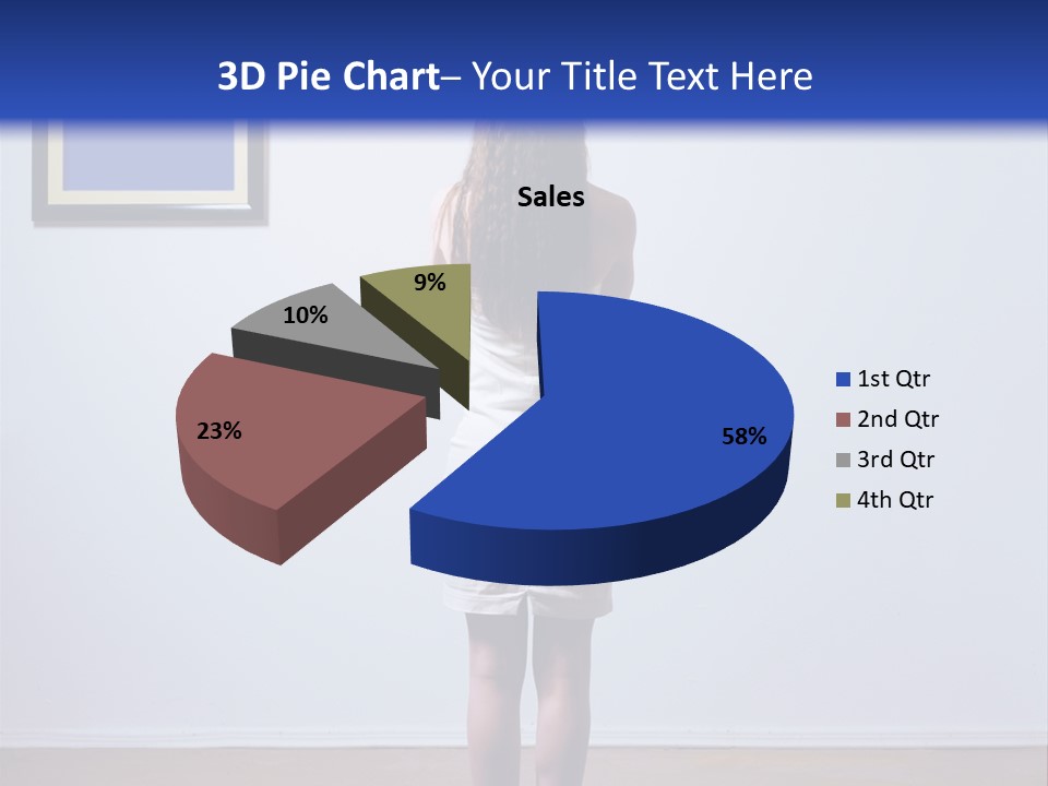 Blue View Rear PowerPoint Template