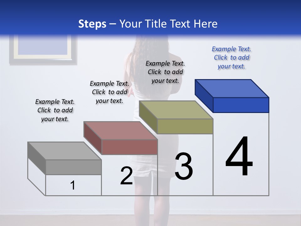 Blue View Rear PowerPoint Template