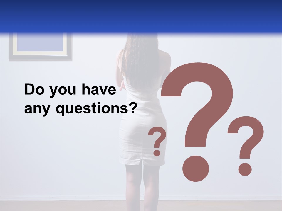 Blue View Rear PowerPoint Template