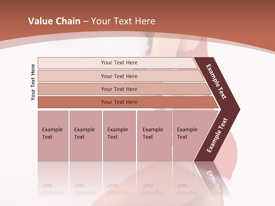 Beautiful Woman Joyful PowerPoint Template