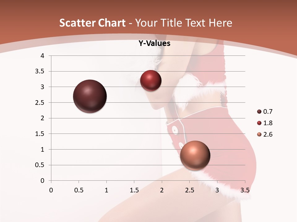 Beautiful Woman Joyful PowerPoint Template