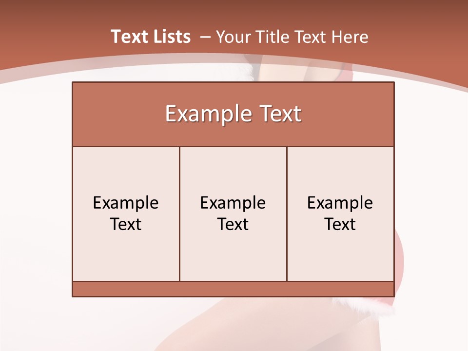 Beautiful Woman Joyful PowerPoint Template