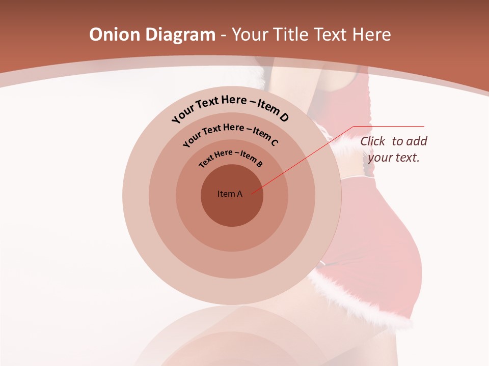 Beautiful Woman Joyful PowerPoint Template