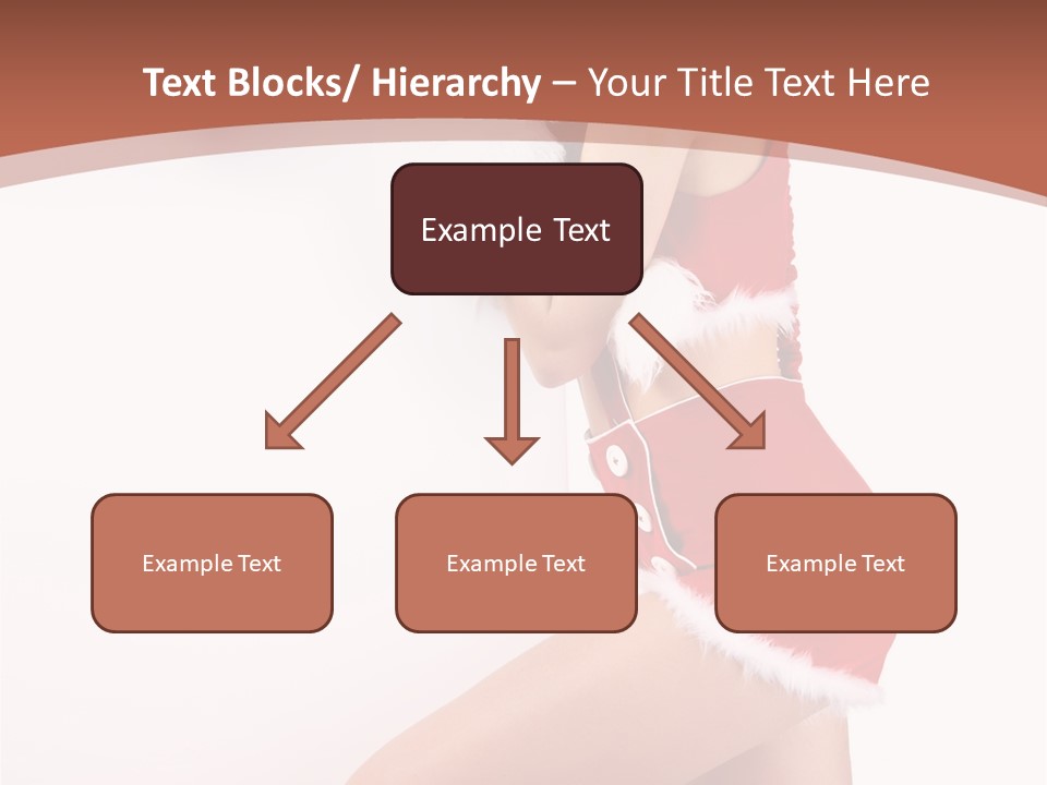 Beautiful Woman Joyful PowerPoint Template