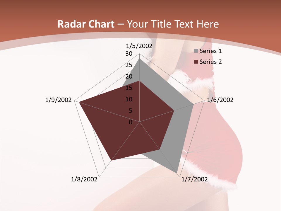 Beautiful Woman Joyful PowerPoint Template