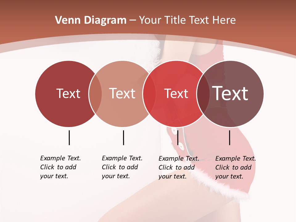 Beautiful Woman Joyful PowerPoint Template