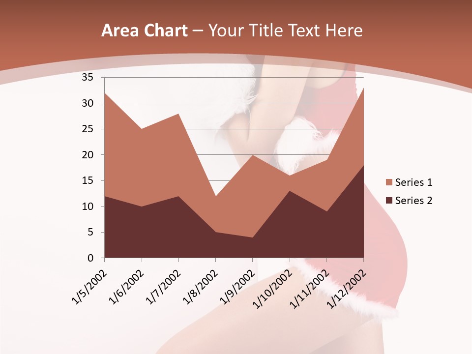 Beautiful Woman Joyful PowerPoint Template
