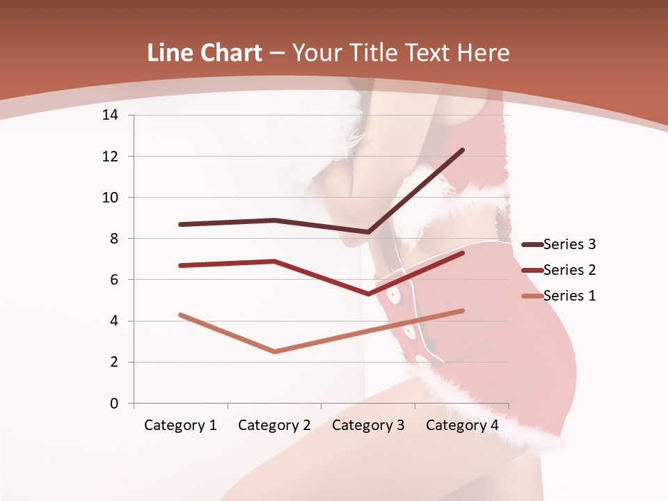 Beautiful Woman Joyful PowerPoint Template