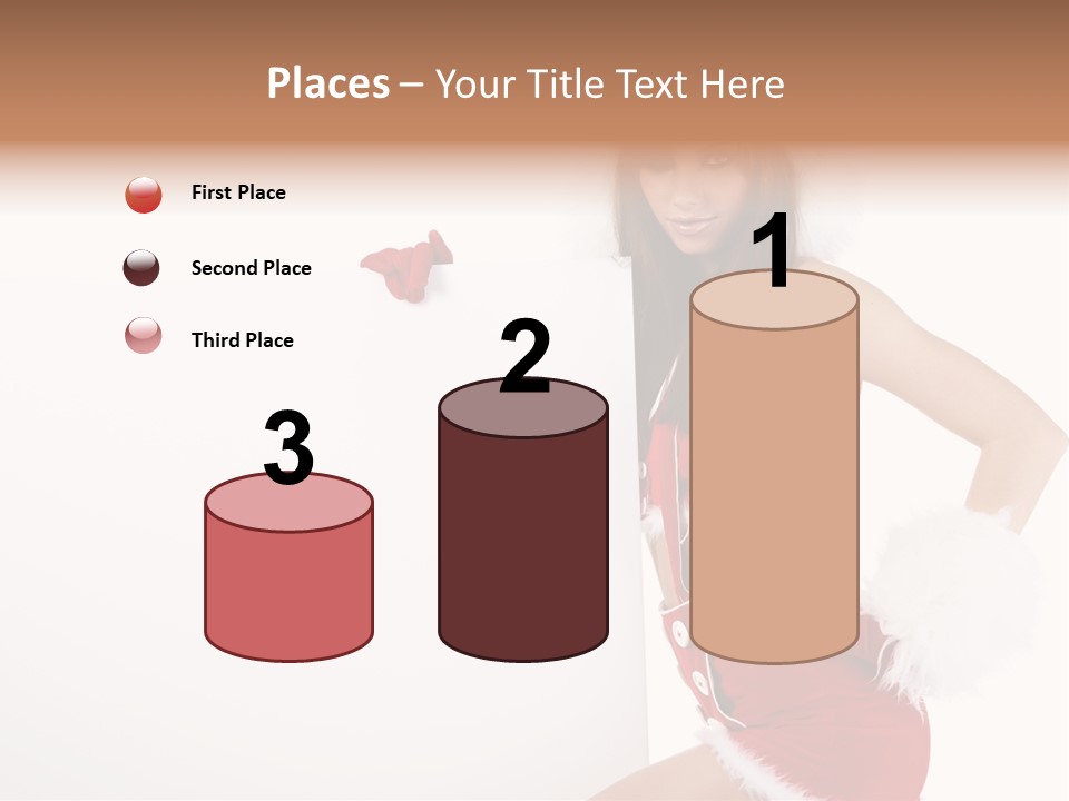 December Empty Sign PowerPoint Template