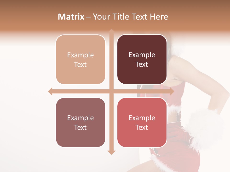 December Empty Sign PowerPoint Template