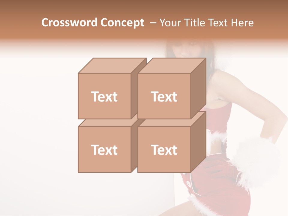 December Empty Sign PowerPoint Template