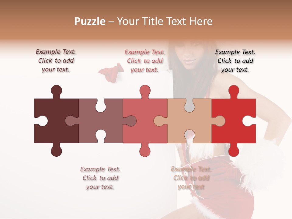 December Empty Sign PowerPoint Template