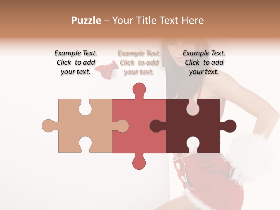 December Empty Sign PowerPoint Template