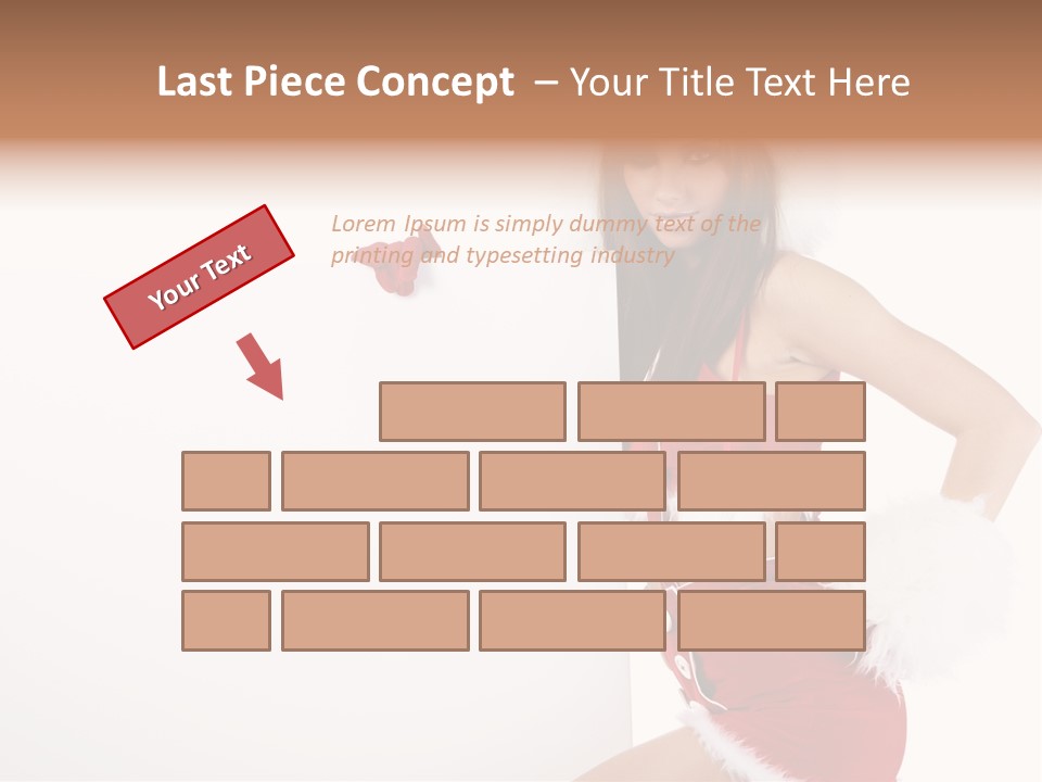 December Empty Sign PowerPoint Template