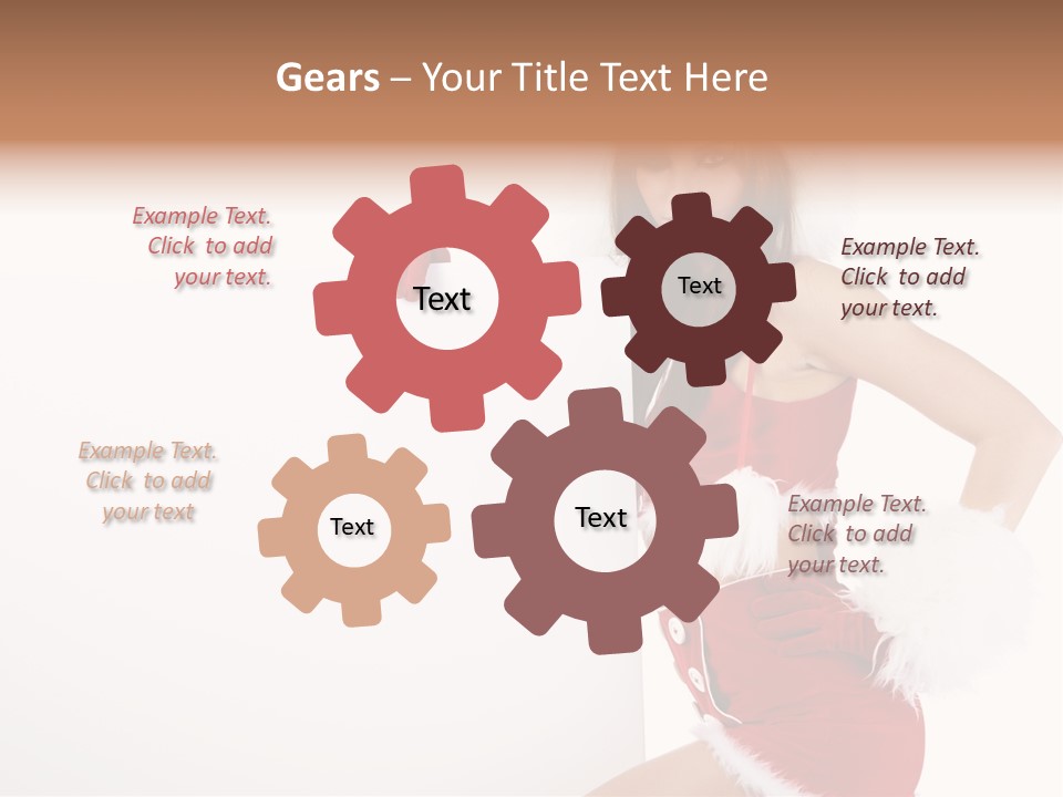 December Empty Sign PowerPoint Template