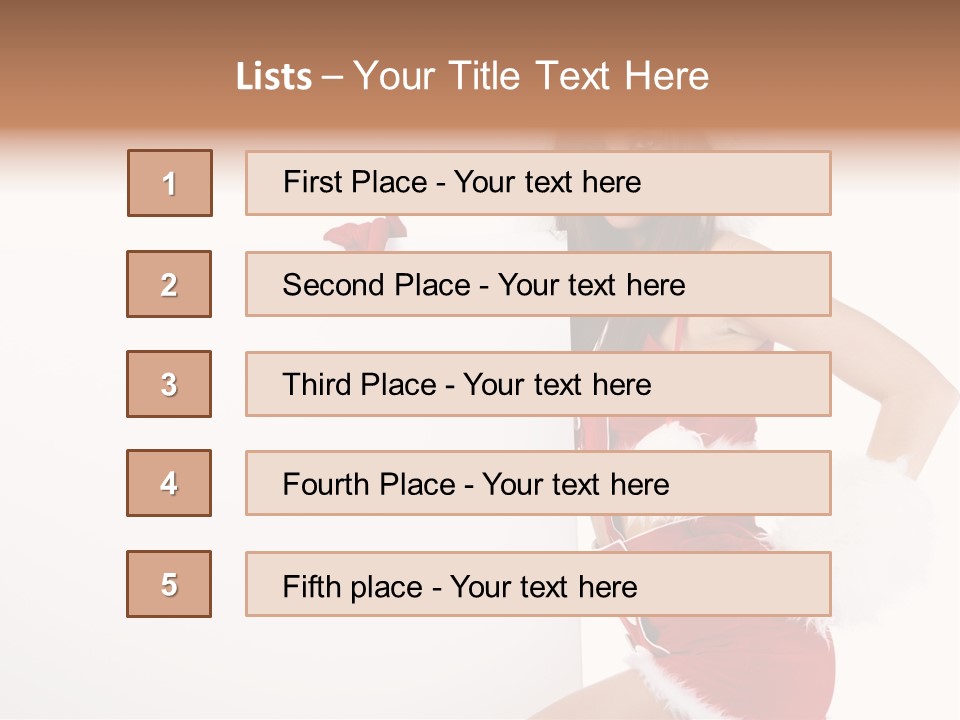 December Empty Sign PowerPoint Template